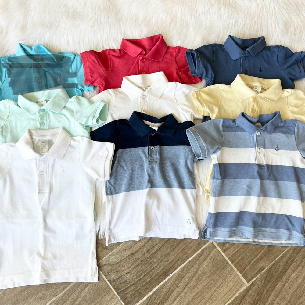 H&M Bundle of 8 Boys Polos